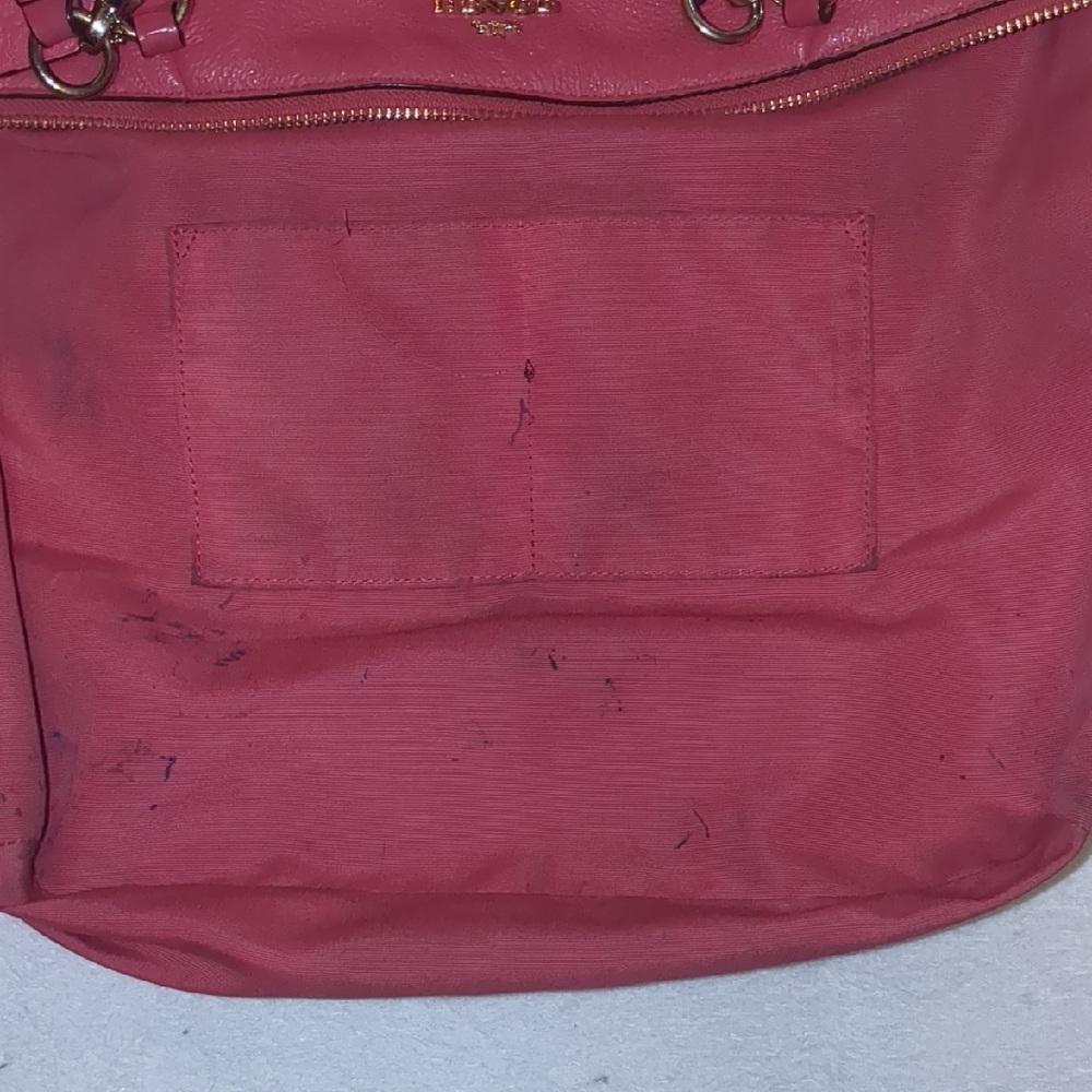 🔥HOTT💖 - Coach Pink Ava Pebble 2- Way Leather Tote🔥 - Picture 12 of 16